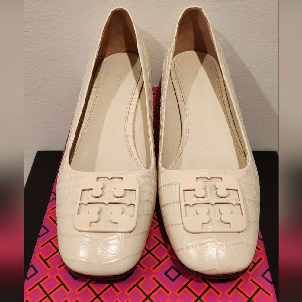 Tory Burch Cream Women's Shoes